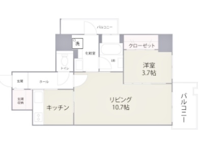 物件○○の間取り図