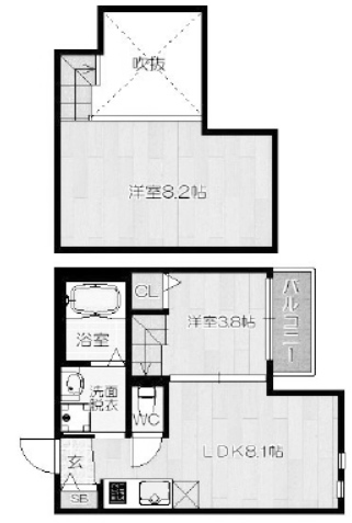 物件○○の間取り図