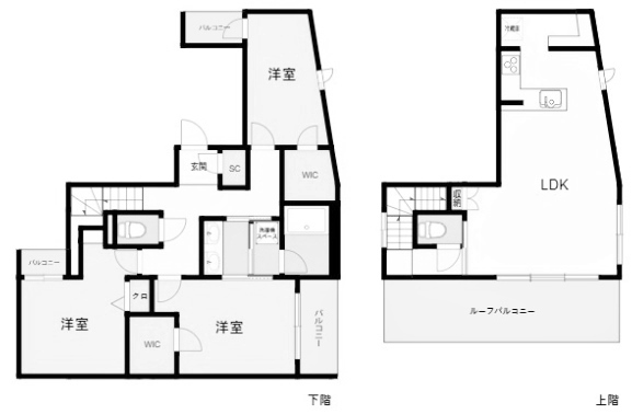 物件○○の間取り図