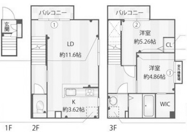 物件○○の間取り図