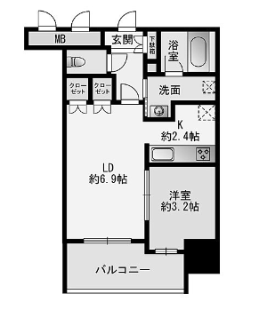 物件○○の間取り図