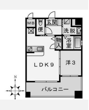 物件○○の間取り図