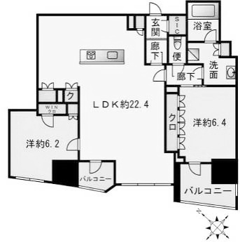 物件○○の間取り図