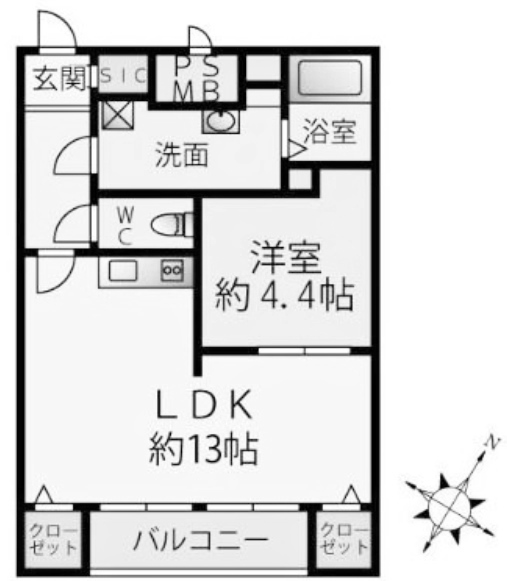 物件○○の間取り図