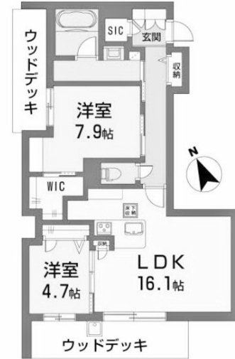 物件○○の間取り図