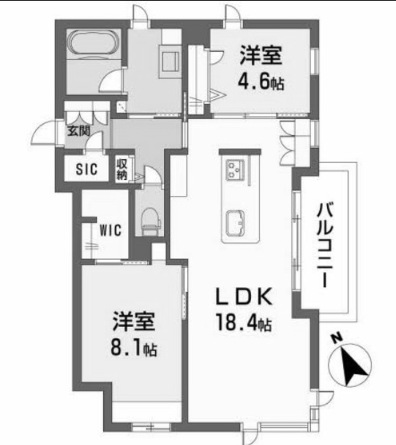 物件○○の間取り図