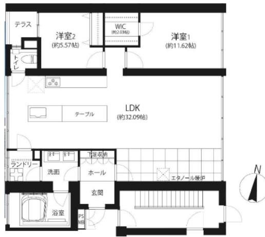 物件○○の間取り図