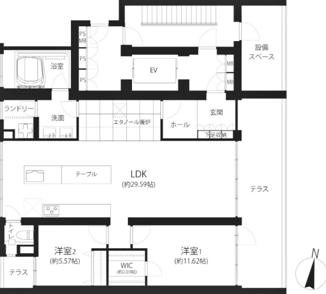 物件○○の間取り図