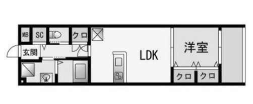 物件○○の間取り図