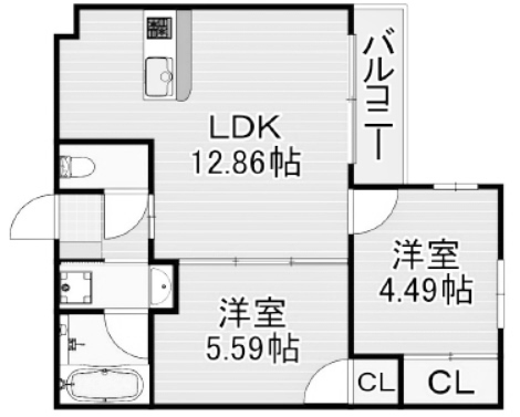 物件○○の間取り図