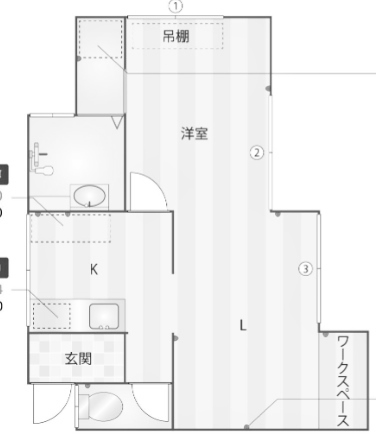 物件○○の間取り図