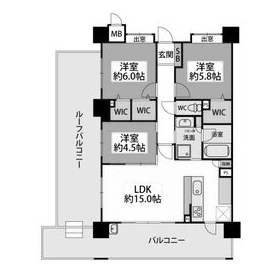 物件○○の間取り図