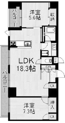 物件○○の間取り図