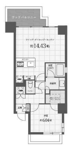 物件○○の間取り図