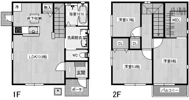 物件○○の間取り図