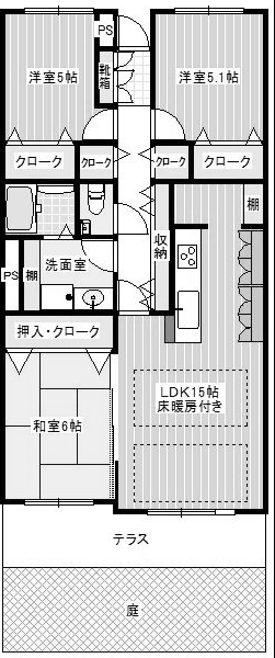 物件○○の間取り図