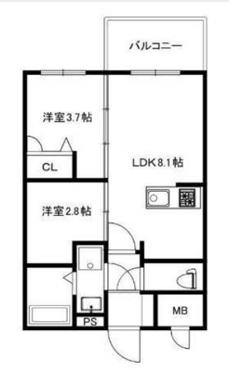 物件○○の間取り図