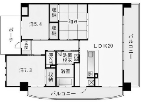 物件○○の間取り図