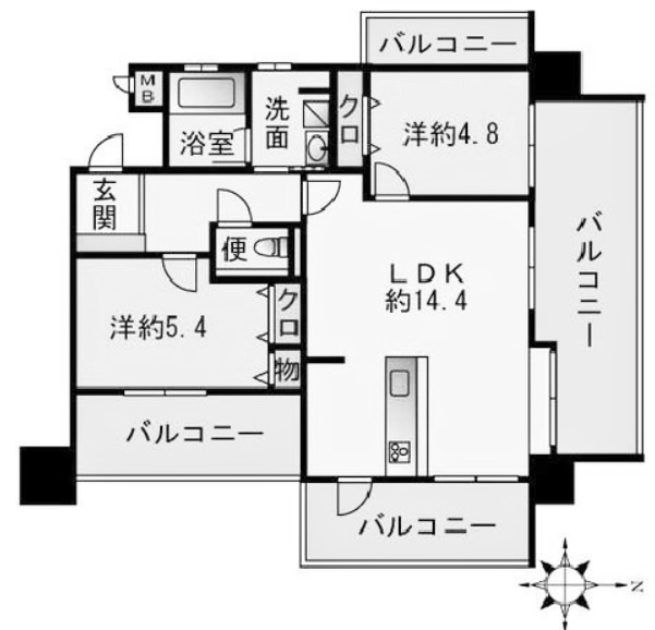 物件○○の間取り図