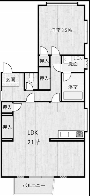 物件○○の間取り図