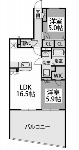 物件○○の間取り図