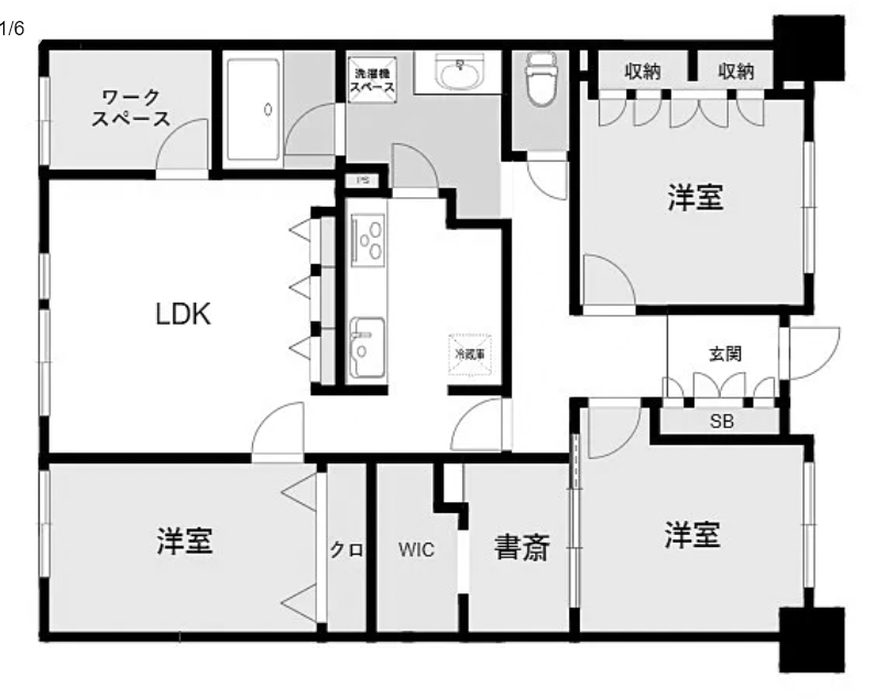 物件○○の間取り図