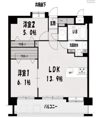 物件○○の間取り図