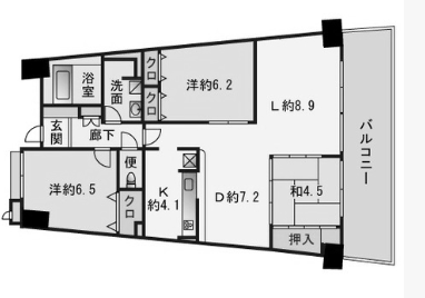 物件○○の間取り図