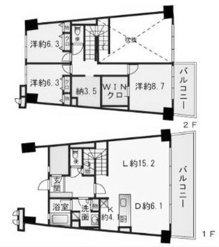 物件○○の間取り図