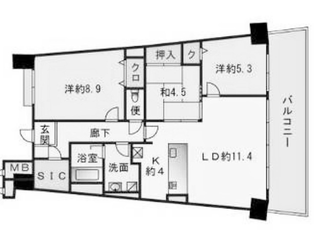 物件○○の間取り図