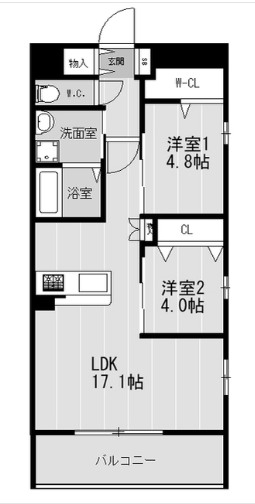 物件○○の間取り図