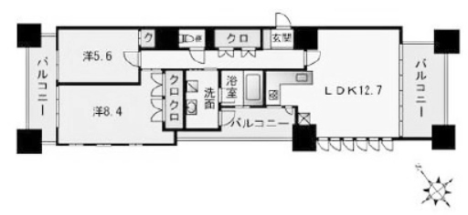 物件○○の間取り図