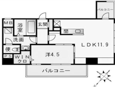 物件○○の間取り図