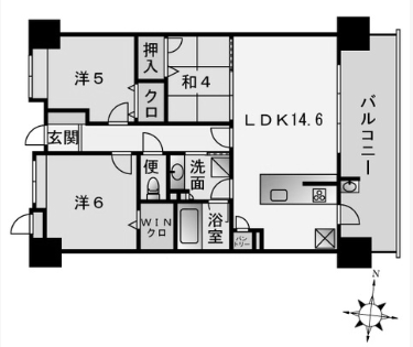 物件○○の間取り図