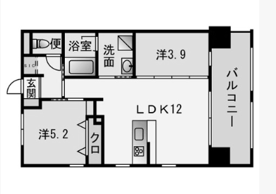 物件○○の間取り図