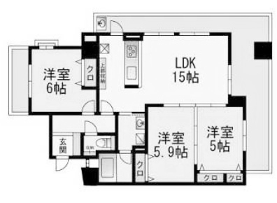 物件○○の間取り図