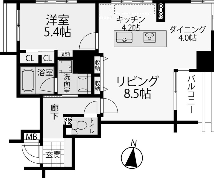 物件○○の間取り図