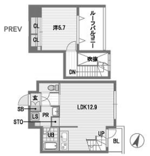 物件○○の間取り図