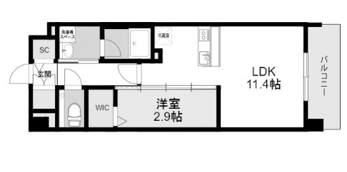 物件○○の間取り図