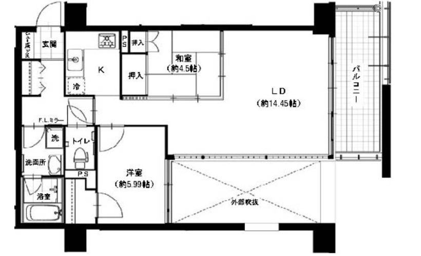 物件○○の間取り図