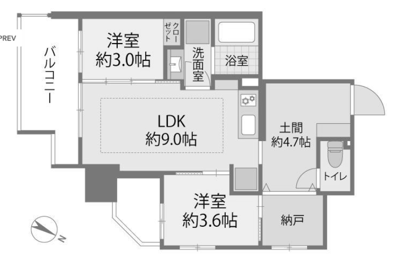 物件○○の間取り図