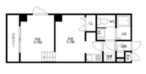 物件○○の間取り図