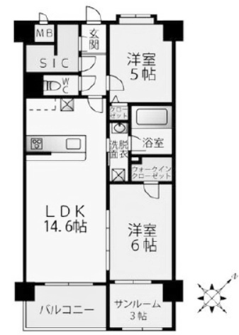 物件○○の間取り図