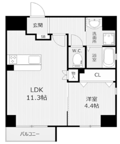 物件○○の間取り図