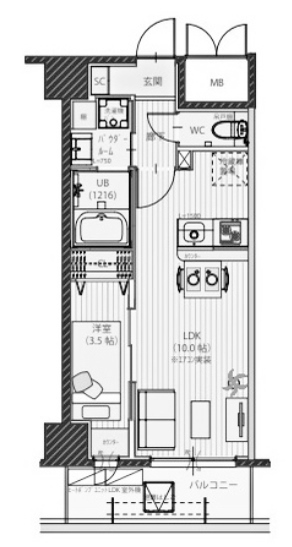 物件○○の間取り図