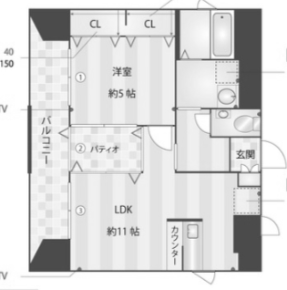 物件○○の間取り図