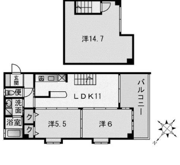 物件○○の間取り図