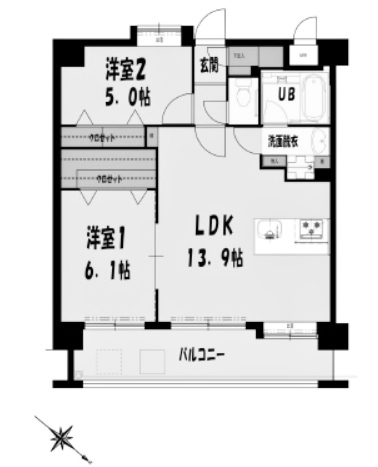 物件○○の間取り図