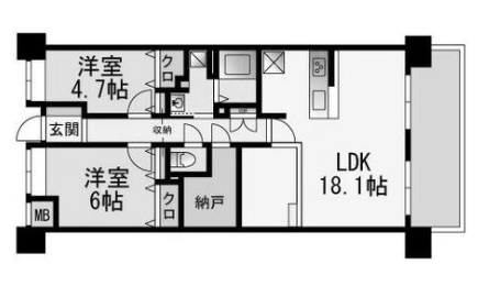 物件○○の間取り図