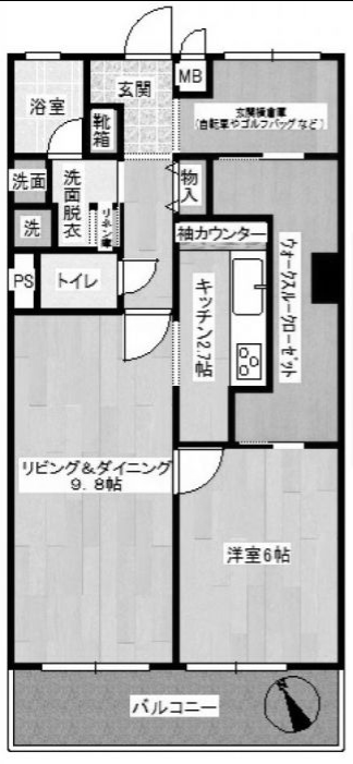 物件○○の間取り図